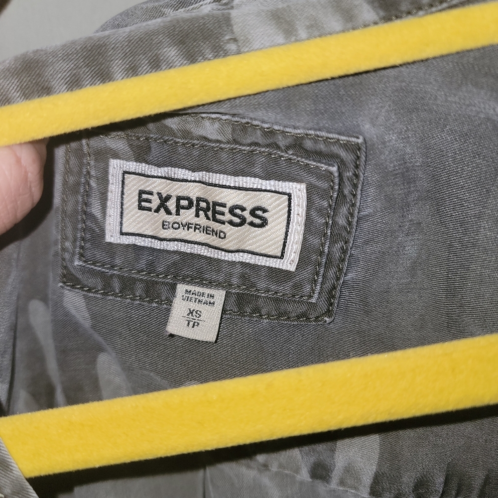 Express Boyfriend Button Down Shirt - image 2